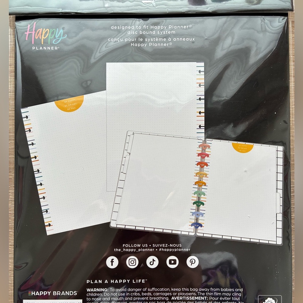 Bright Fun Classic Filler Paper - Happy Planner Dot Grid Paper ☀️🌈☀️🌈 - Picture 4 of 6